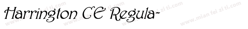 Harrington CE Regula字体转换